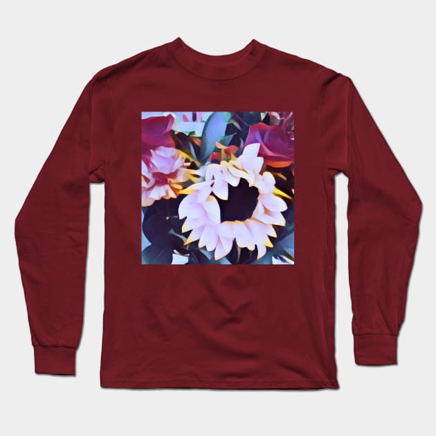 Sunflower bouquet Long Sleeve T-Shirt by AJDesignsstuff